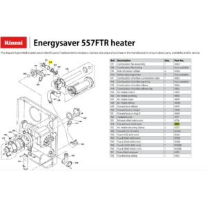 Rinnai RIN-4372 - Flue Slide Pipe 557 | NZ Depot