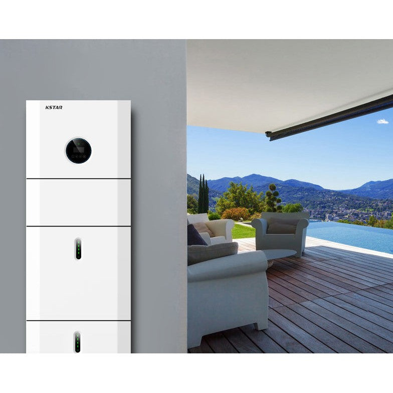 KSTAR All-In-One Solar Energy Storage System 29KWh Includes 10.24KWh Battery 1 KSTAR All-In-One Solar Energy Storage - KS-5K2B front view | NZ Depot