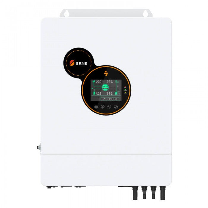 SRNE 6KW Single Phase Hybrid Solar Inverter HYP4860S100-H 1 SRNE 6KW Single Phase - HYP4860S100-H front view | NZ Depot