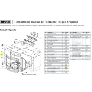 Rinnai RIN-4996 - Glass Assembly IB35 FS35 | NZ Depot