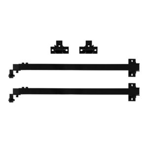 Black Anodized Aluminum Adjustable Solar Panel - RAIL-3060 front view | NZ Depot