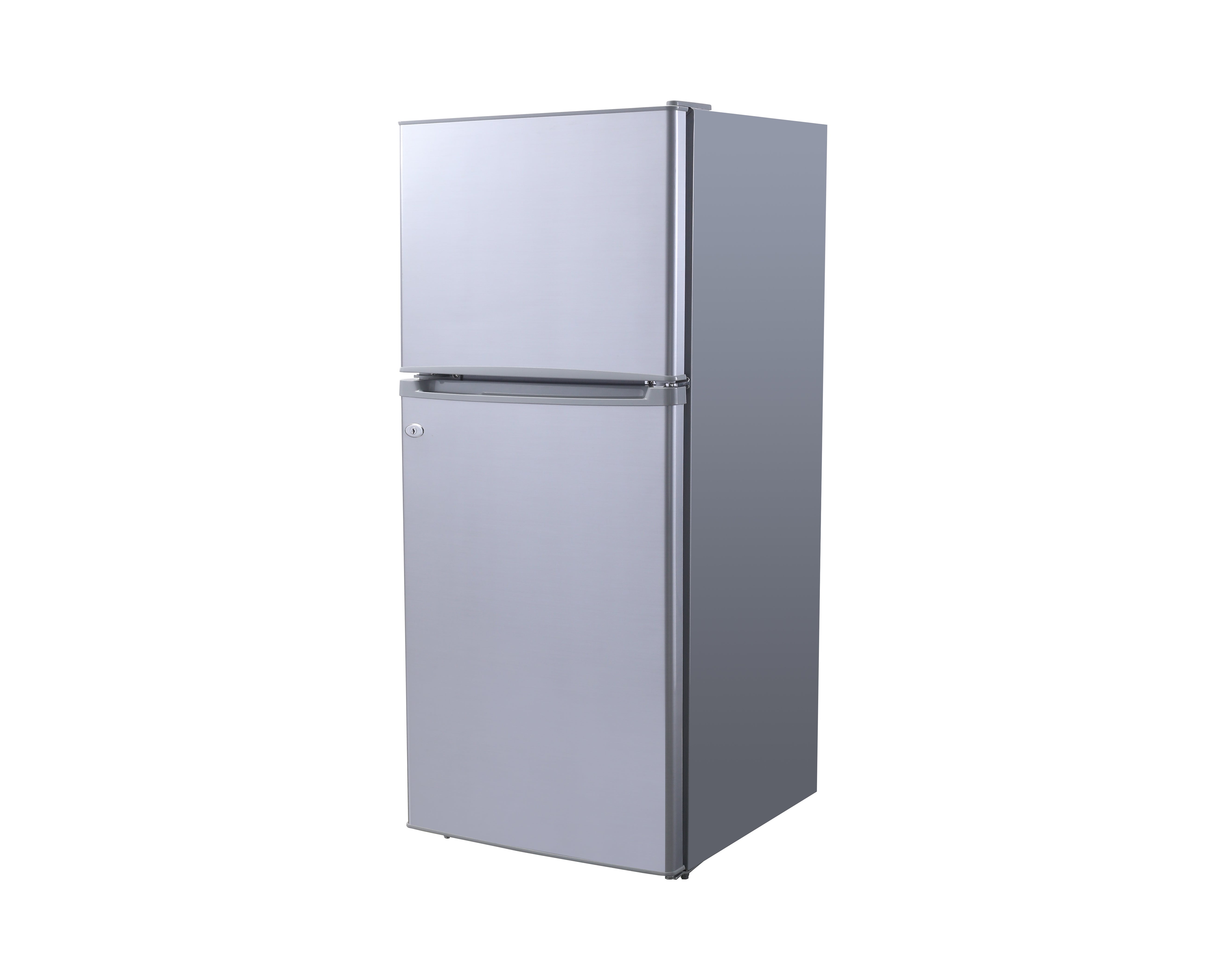 138L 12-24V DC Upright Dual Door Solar Powered Fridge Freezer with DC Compressor 1 138L 12-24V DC Upright - BCD-138 front view | NZ Depot