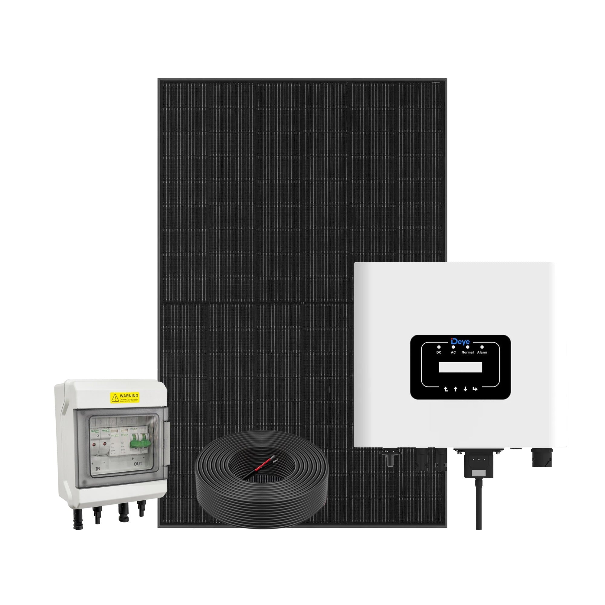 7 Panels Small Home Solar System - 3.6kW On Grid Inverter Battery-Free 1 7 Panels Small Home - DY3.6K-JA7 front view | NZ Depot
