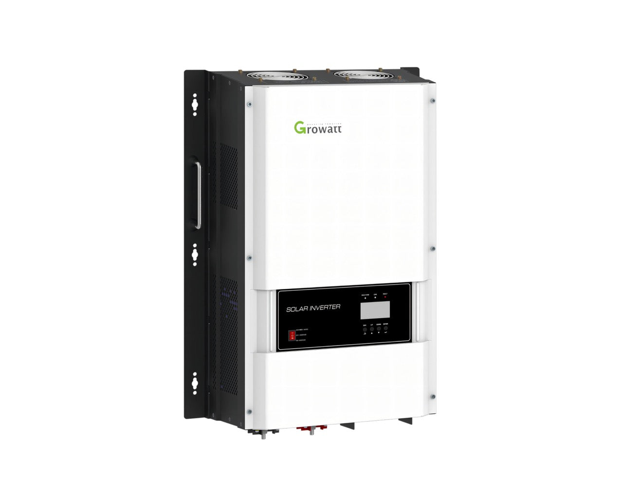 Growatt 48V 10000W Off Grid Low Frequency Inverter SPF 10KT HVM 1 Growatt 48V 10000W Off - SPF10KT-HVM front view | NZ Depot