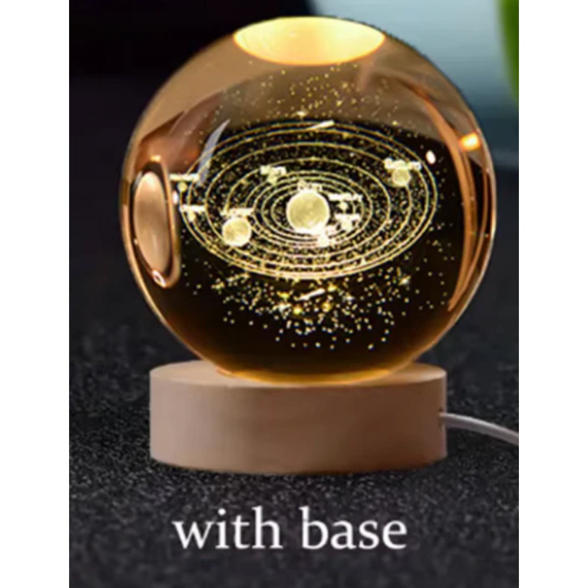 6cm Crystal Ball Laser Engraved Glass Sphere with Wooden USB Base - Crystal Ball - Home Decor - 2 - NZ DEPOT Bathroom Buy 6cm Crystal Ball Laser Engraved Glass Sphere with Wooden USB Base Online - Home Decor - - 2 - NZ Depot Delivery