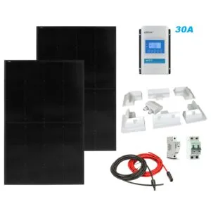 400W Solar Panel with - CB400EPX30A-2 front view | NZ Depot