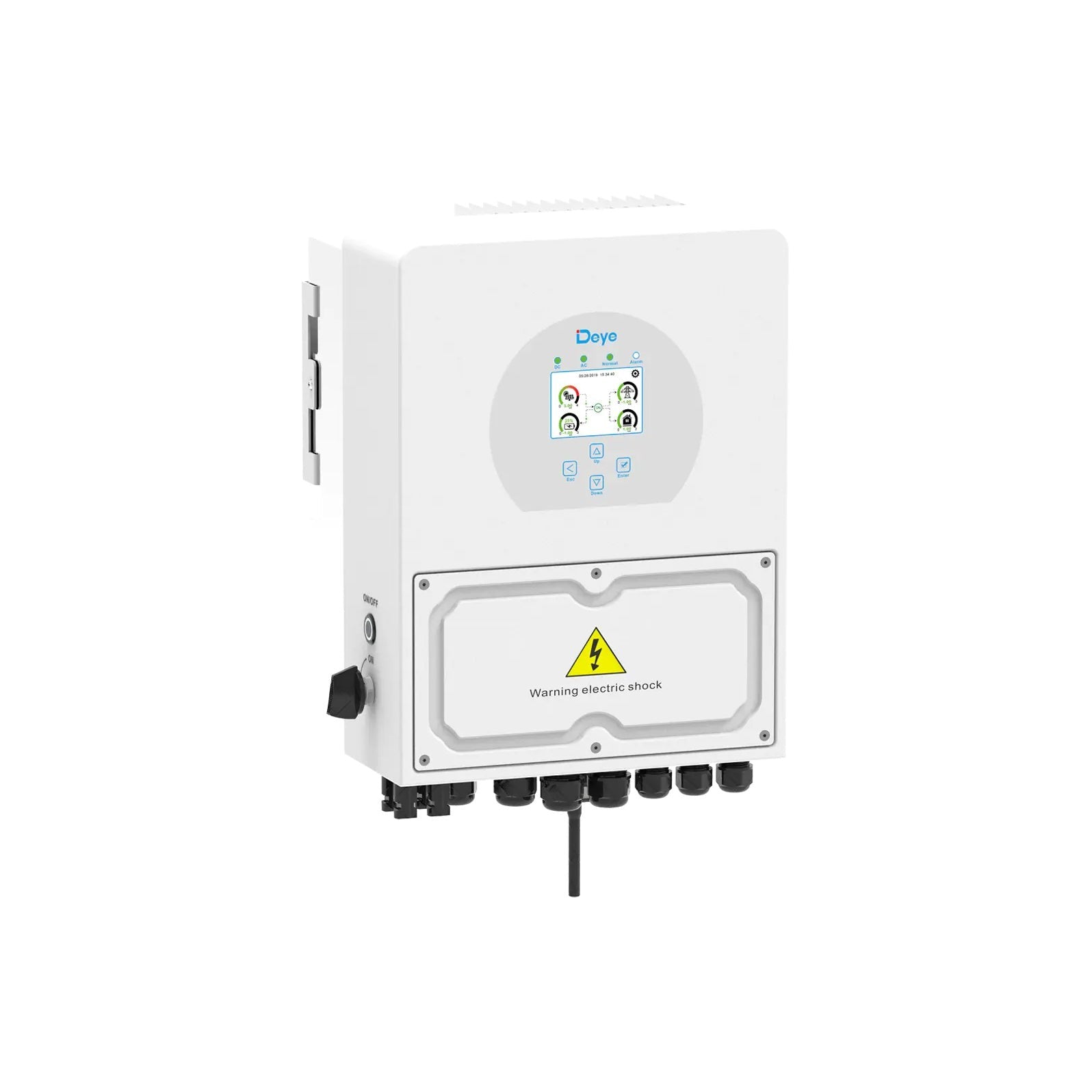 Deye 3.6kW Single Phase 2 MPPT Hybrid Inverter SUN-3.6K-SG04LP1-AU 1 Deye 3.6kW Single Phase - DY-3.6K front view | NZ Depot