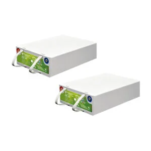 2X Deep Cycle Solar - PAC-BTC-12V130AH-2 front view | NZ Depot