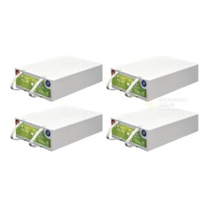 4X Deep cycle solar Storage - BTC-12V200AH-4 front view | NZ Depot