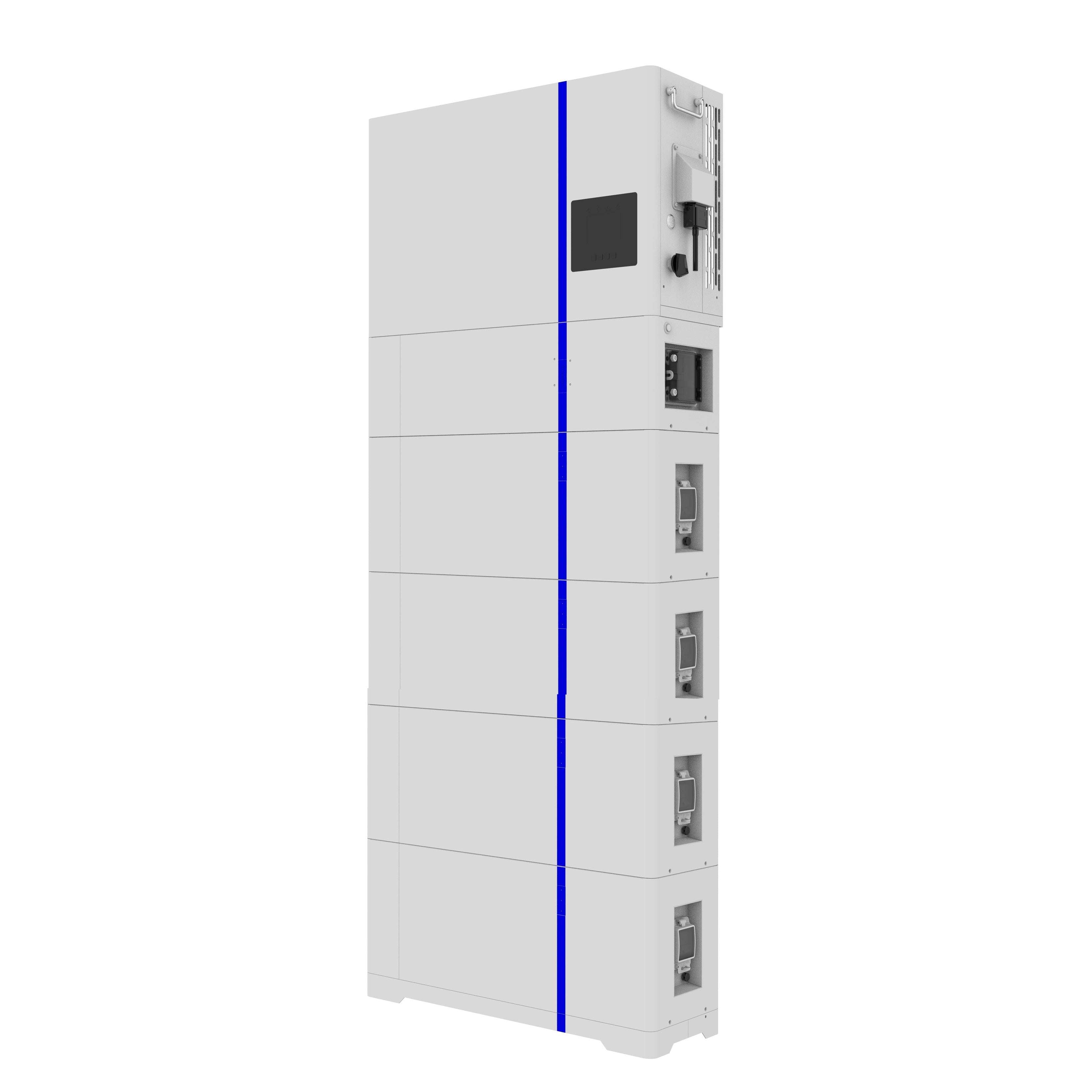 Deye 10kW 20kWh Single Phase All-in-One Residential Energy Storage System 1 Deye 10kW 20kWh Single - AI-W5.1-10P1-B4 front view | NZ Depot
