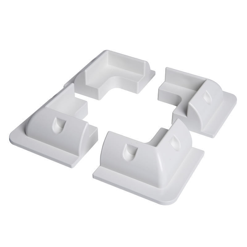 5 Pieces Solar Panel Mounting Kit drill free ABS Bracket SET, PASS THROUGH Boat 1 5 Pieces Solar Panel - SL-MOUNT5 front view | NZ Depot