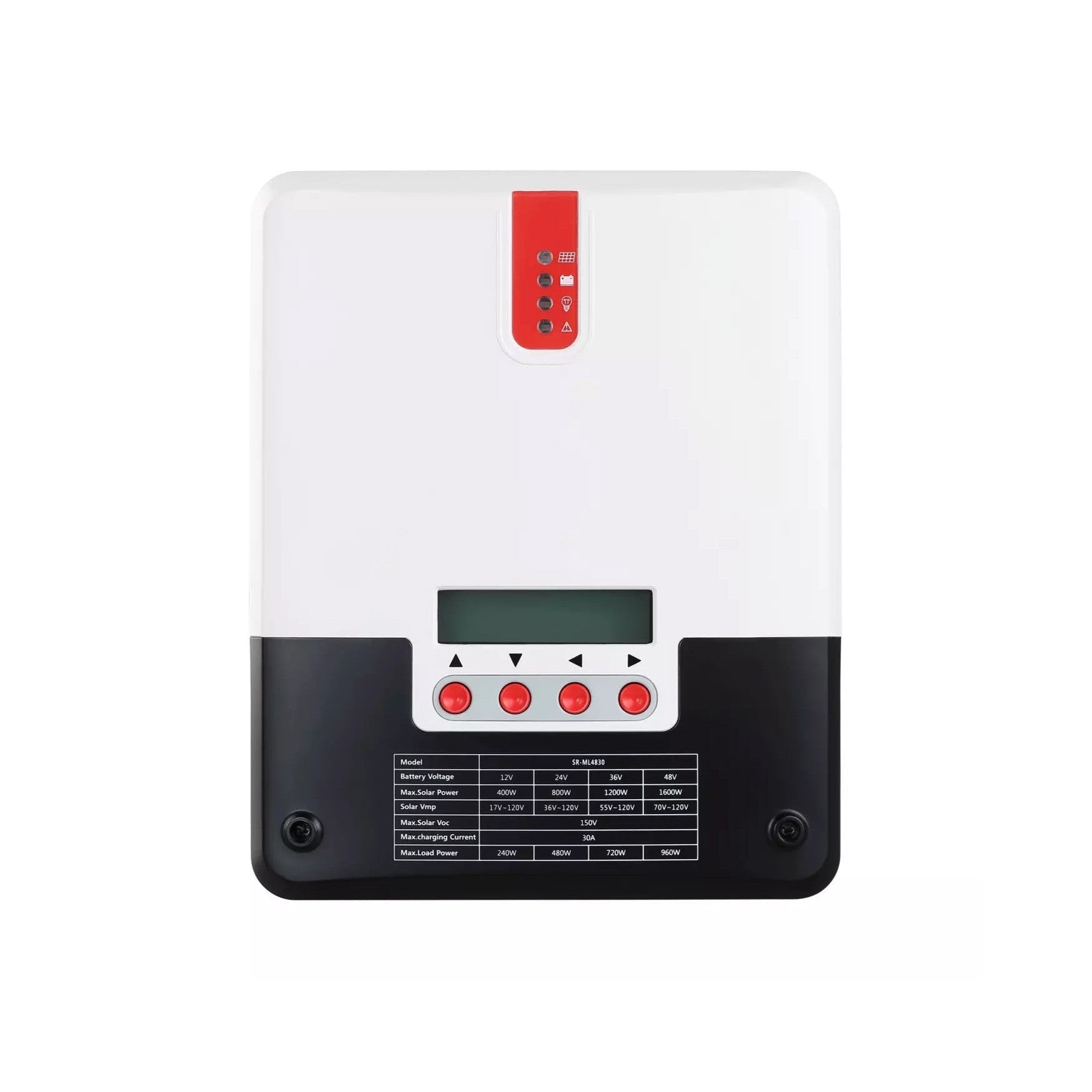 SRNE ML4860 MPPT Controller 60A MPPT Solar Charge Controller 12V 24V 36V 48V 1 SRNE ML4860 MPPT Controller - ML4860 front view | NZ Depot