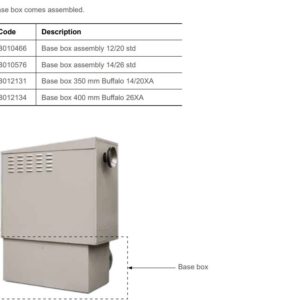 Rinnai B010466 - Acc B/box Assy 12/20 Std | NZ Depot