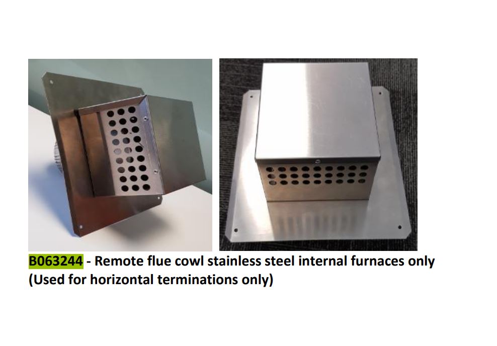 Rinnai B063244 - Flue Kit Remote Int SS 1 Rinnai B063244 - Flue Kit Remote Int SS | NZ Depot