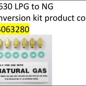 Rinnai B063280 - Acc Conv/kit LPG TO NG SP30 | NZ Depot