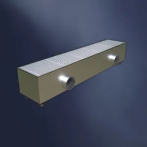 Temperzone BDF-FD - Bar Displacement Diffuser - TZ-TEMPERZONEBDFFDBARDISPLACEMENTDIFF front view | NZ Depot