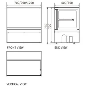 Buy Chilled Counter-Top Food Display DG-TZ900 Online - Commercial Fridges - 2 - NZ Depot Delivery
