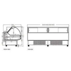 Buy Display Cabinet For Deli XC-ZSG-19 Online - Commercial Fridges - 2 - NZ Depot Delivery