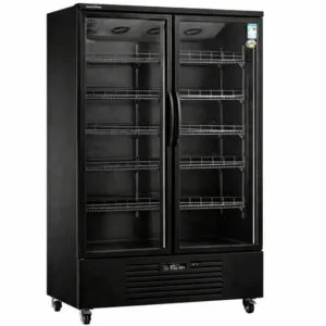 Buy Double Glass Door Display Fridge LC-1000FX（Black） Online - Commercial Fridges - 1 - NZ Depot Delivery