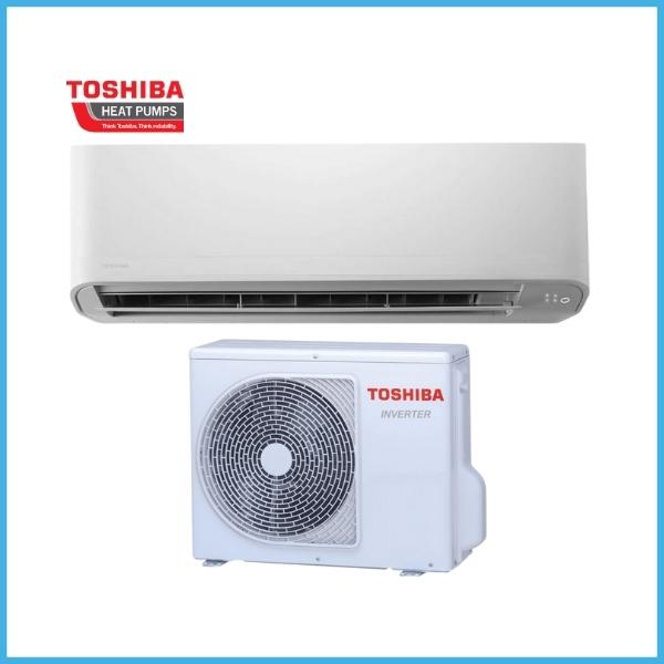 Toshiba 5kW Seiya Classic Heat Pump Air Conditioner - Complete Set (Indoor + Outdoor) 1 Toshiba 5kW Seiya Classic - E2KVG18 front view | NZ Depot
