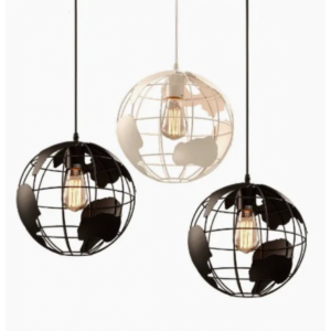 Buy Earth Pendant Lights In Brown / Black Metal Online - Home Decor -  - 2 - NZ Depot Delivery