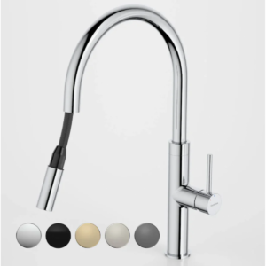 Buy Kitchen Sink Mixer - CAROMA Liano II Pull Out Sink Mixer - Chrome Online - Taps - Kitchen Mixer - 2 - NZ Depot Delivery