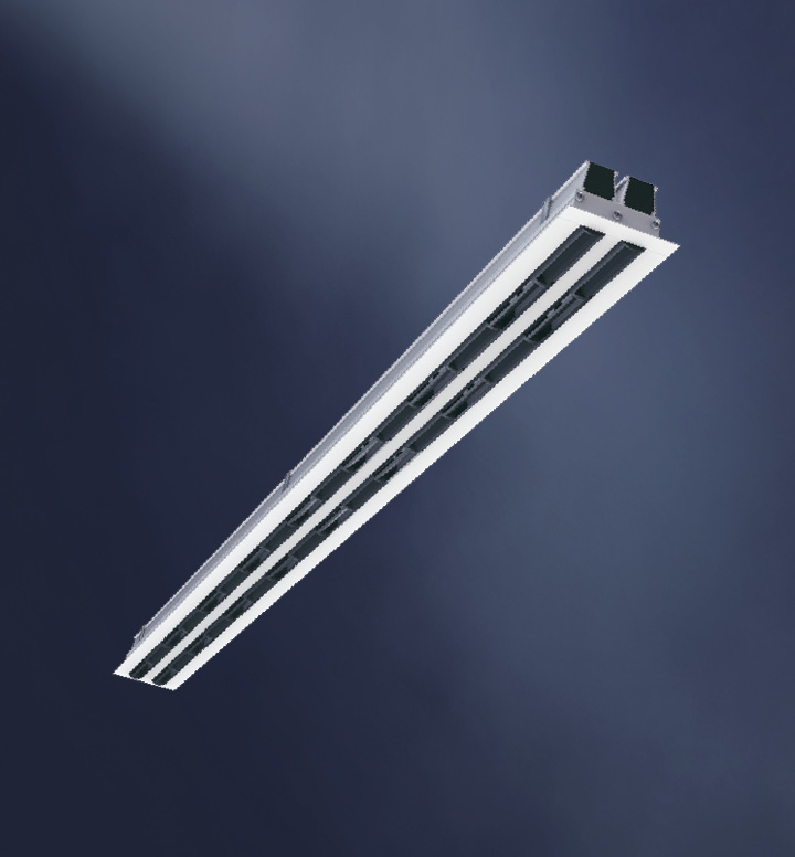 Temperzone LMC-AD Linear Multistream Ceiling Diffuser 1 Temperzone LMC-AD Linear Multistream Ceiling - TZ-TEMPERZONELMCADLINEARMULTISTREAMCE front view | NZ Depot