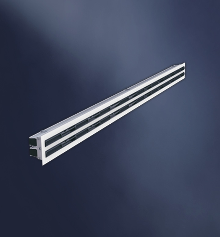 Temperzone LMW-AD - Linear Multistream Wall Diffuser 1 Temperzone LMW-AD - Linear Multistream Wall - TZ-TEMPERZONELMWADLINEARMULTISTREAMWA front view | NZ Depot