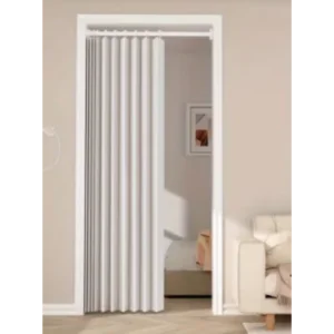 Buy Magnetic Folding Accordion Door Curtain Wardrobe Curtain Room Divider Online - Homeware Clearance Sale - - 1 - NZ Depot Delivery