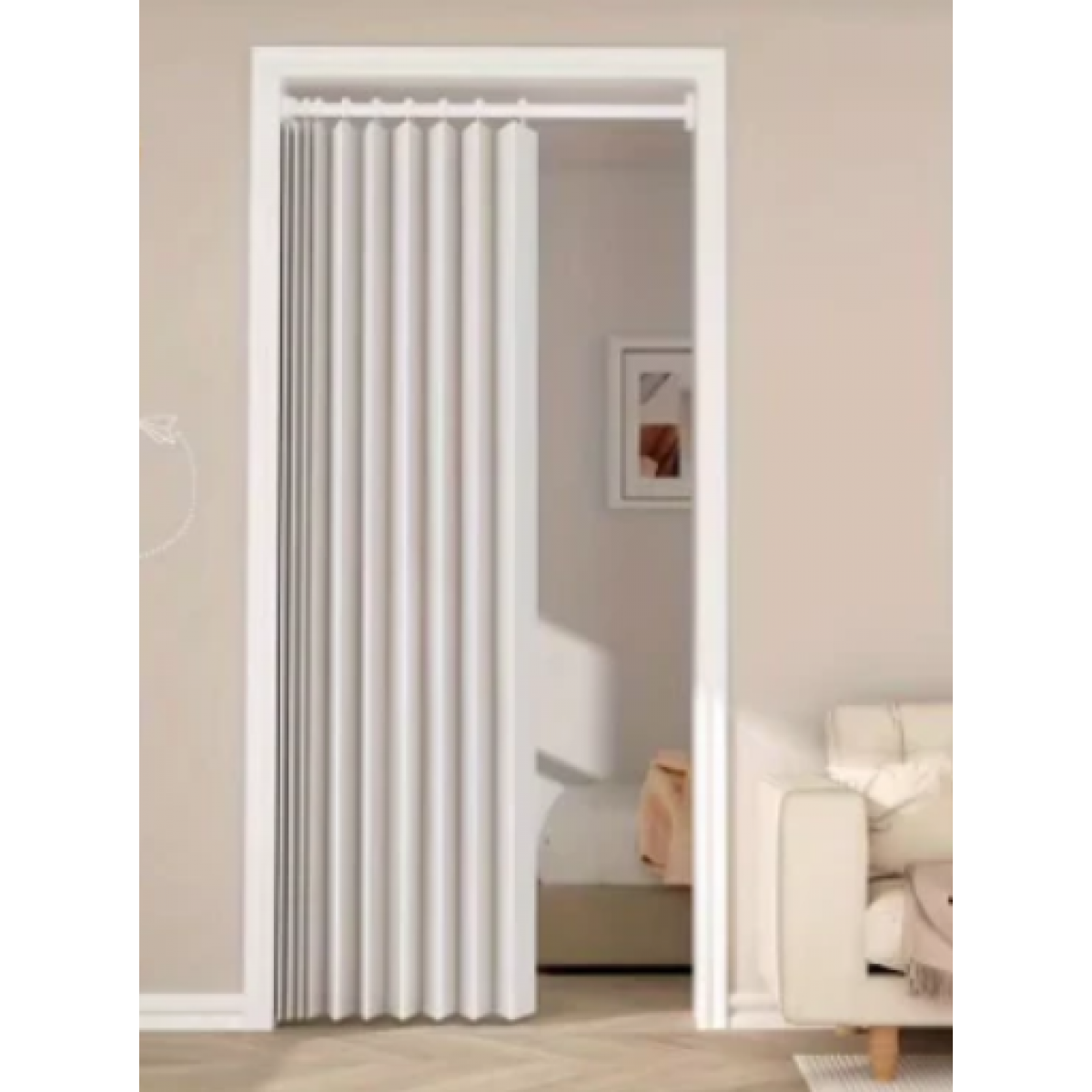 Magnetic Folding Accordion Door Curtain Wardrobe Curtain Room Divider 1 Buy Magnetic Folding Accordion Door Curtain Wardrobe Curtain Room Divider Online - Home Decor - - 1 - NZ Depot Delivery