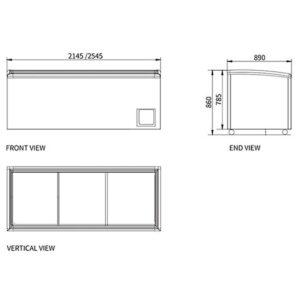 Buy Modular Supermarket Island Freezer CQS-25L Online - Commercial Freezers - 2 - NZ Depot Delivery