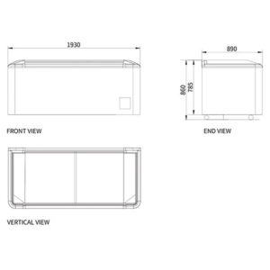 Buy Modular Supermarket Island Freezer CQS19D Online - Commercial Freezers - 2 - NZ Depot Delivery