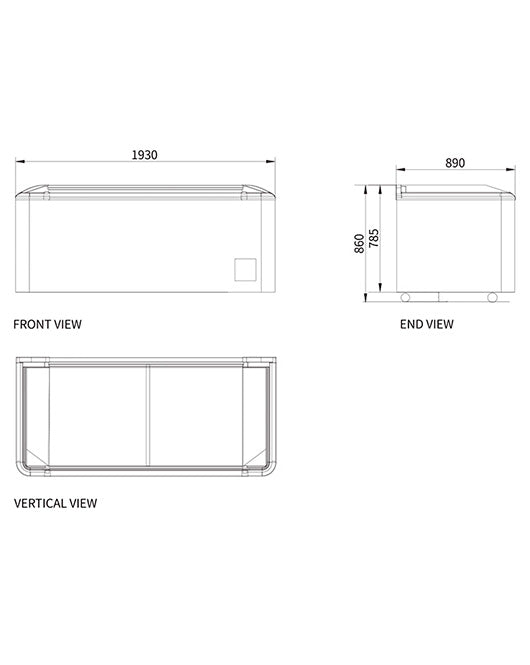 Modular Supermarket Island Freezer CQS19D - CQS19D - Snow Village Commercial Fridge - 2 - NZ Depot Buy Modular Supermarket Island Freezer CQS19D Online - Commercial Freezers - 2 - NZ Depot Delivery