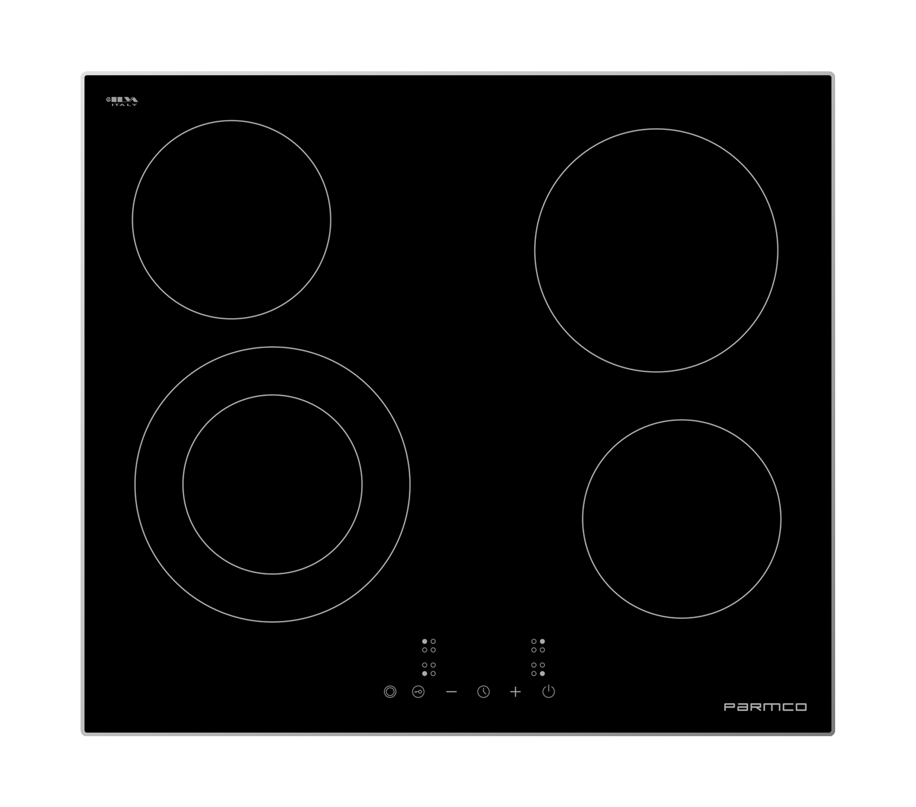 Parmco Cooktop series3 600mm aluminium trim ceramic 4 burner 1 Buy Parmco Cooktop series3 600mm aluminium trim ceramic 4 burner Online - - 1 - NZ Depot Kitchen