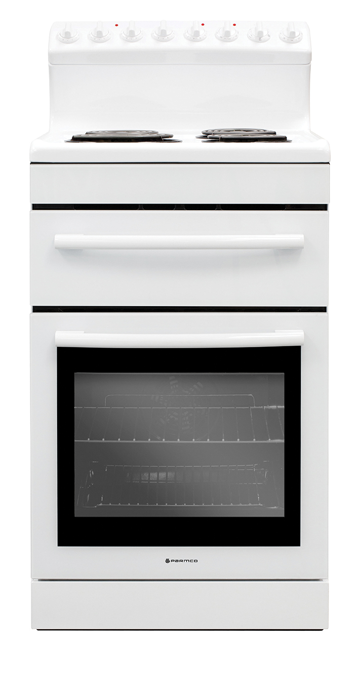 Parmco Freestanding stove 54cm white radiant 1 Buy Parmco Freestanding stove 54cm white radiant Online - - 1 - NZ Depot Kitchen