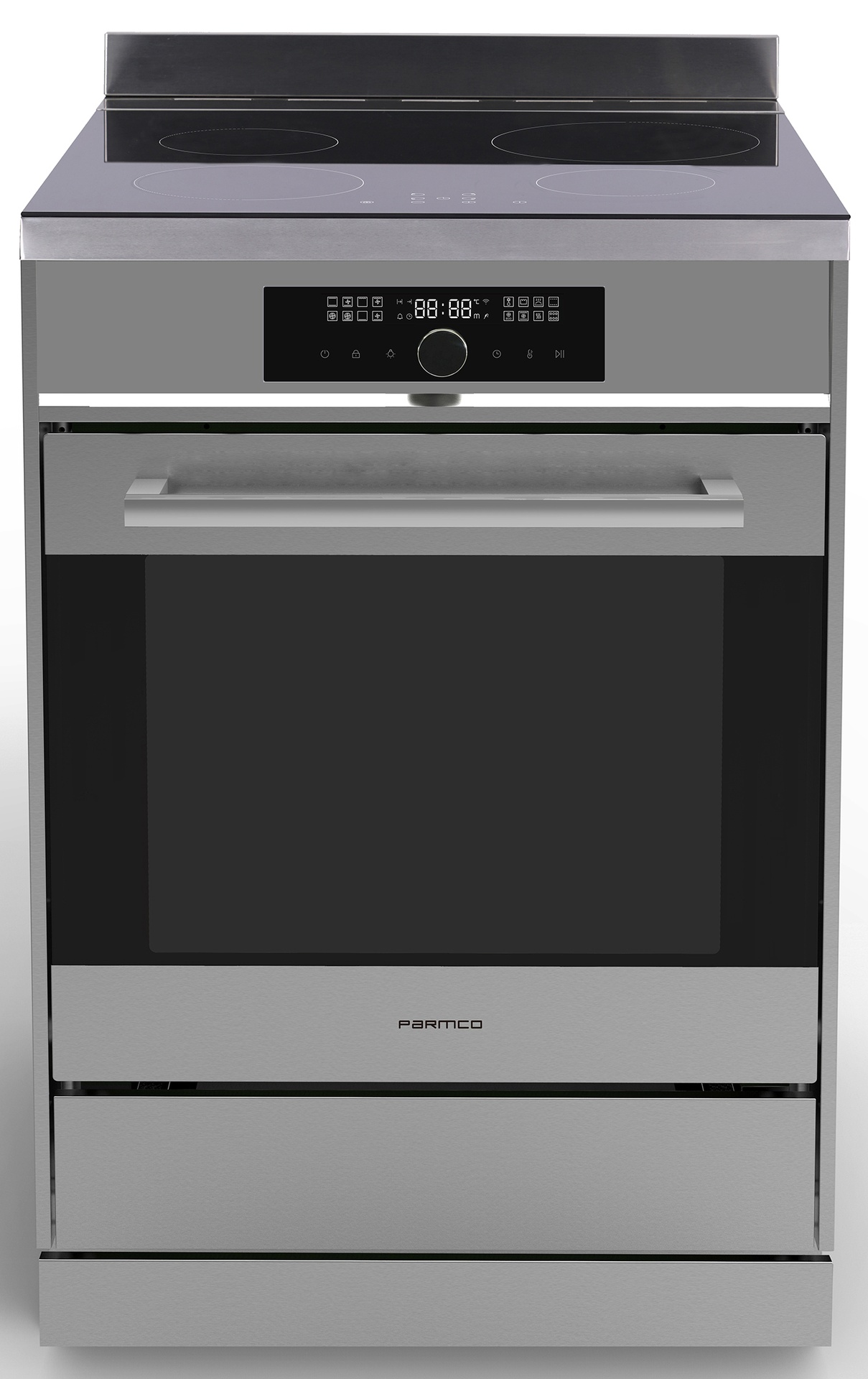 Parmco Freestanding stove 600mm stainless induction - FS600SI02 1 Buy Parmco Freestanding stove 600mm stainless induction - FS600SI02 Online - - 1 - NZ Depot Kitchen
