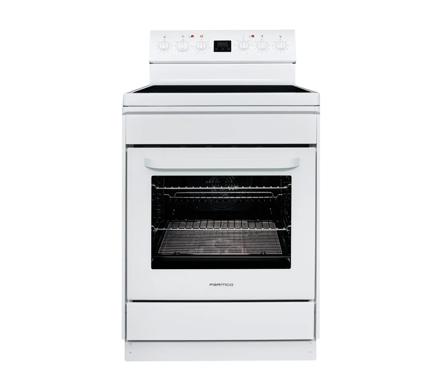 Parmco Freestanding stove 60cm white ceramic 8function 1 Buy Parmco Freestanding stove 60cm white ceramic 8function Online - - 1 - NZ Depot Kitchen