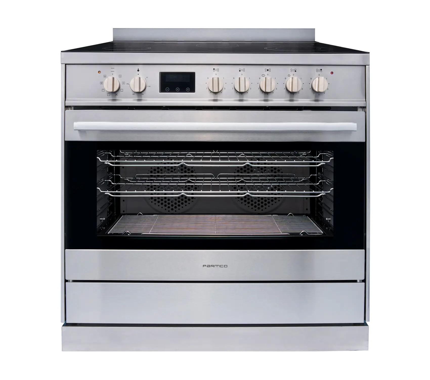 Parmco Freestanding stove 900mm stainless ceramic - FS900SC02 1 Buy Parmco Freestanding stove 900mm stainless ceramic - FS900SC02 Online - - 1 - NZ Depot Kitchen