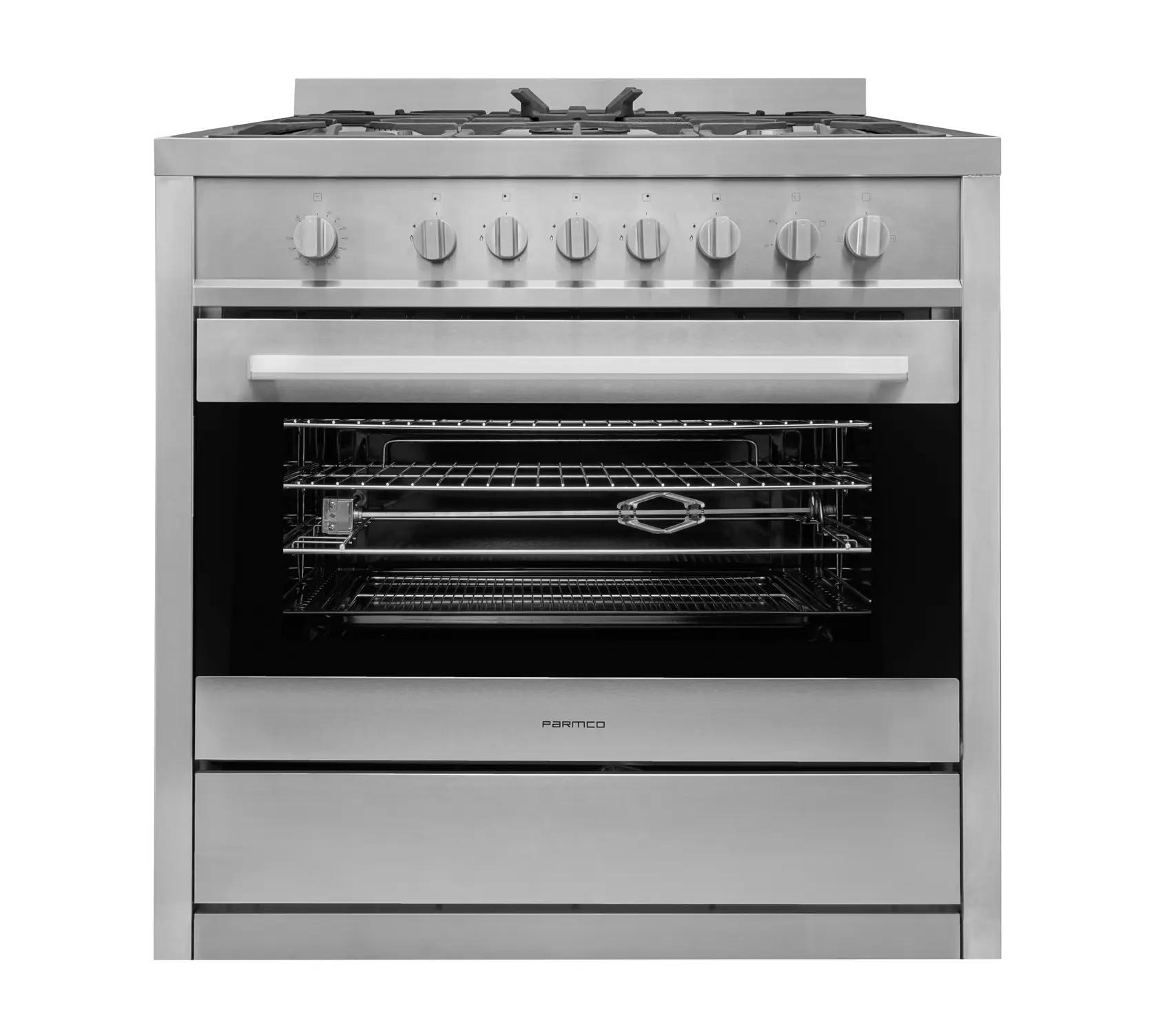 Parmco Freestanding stove 900mm stainless full gas 1 Buy Parmco Freestanding stove 900mm stainless full gas Online - - 1 - NZ Depot Kitchen