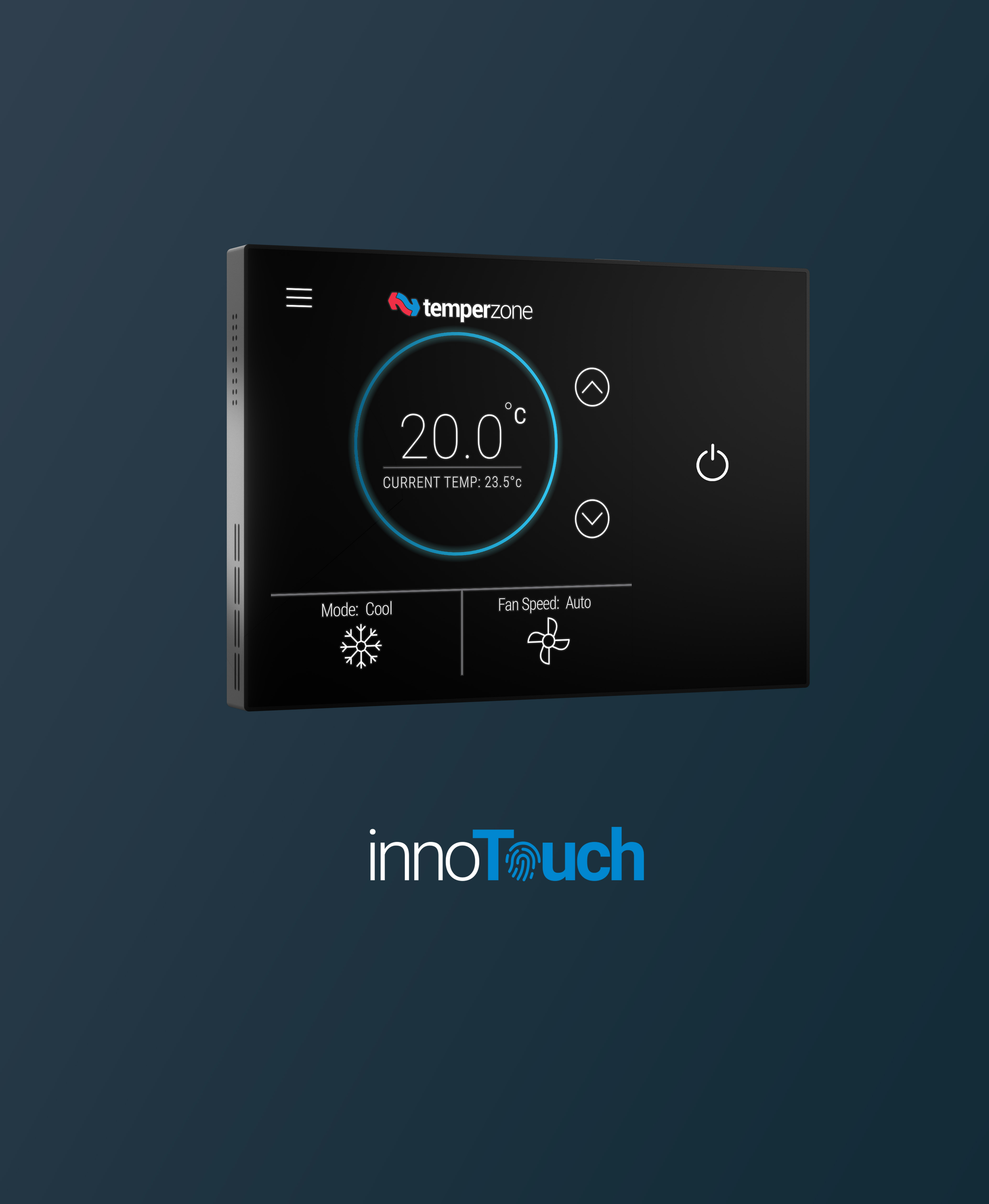 Temperzone innoTouch 1 Temperzone innoTouch - TZ-TEMPERZONEINNOTOUCH front view | NZ Depot