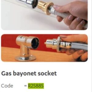 Rinnai Gas Bayonet Socket - Rinnai Gas Bayonet Socket | NZ Depot