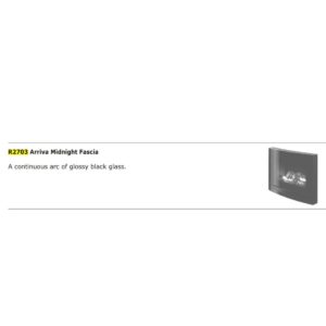 Rinnai R2703 - Fascia Rad Glass Black RHFE750 | NZ Depot