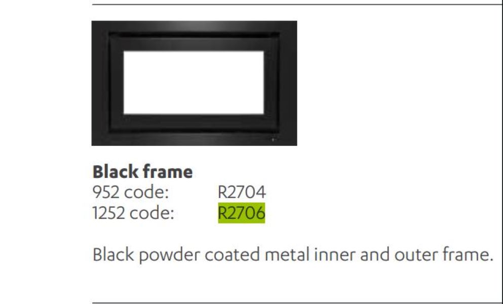 Rinnai R2706 - Fascia 1252 Black NZ 1 Rinnai R2706 - Fascia 1252 Black NZ | NZ Depot