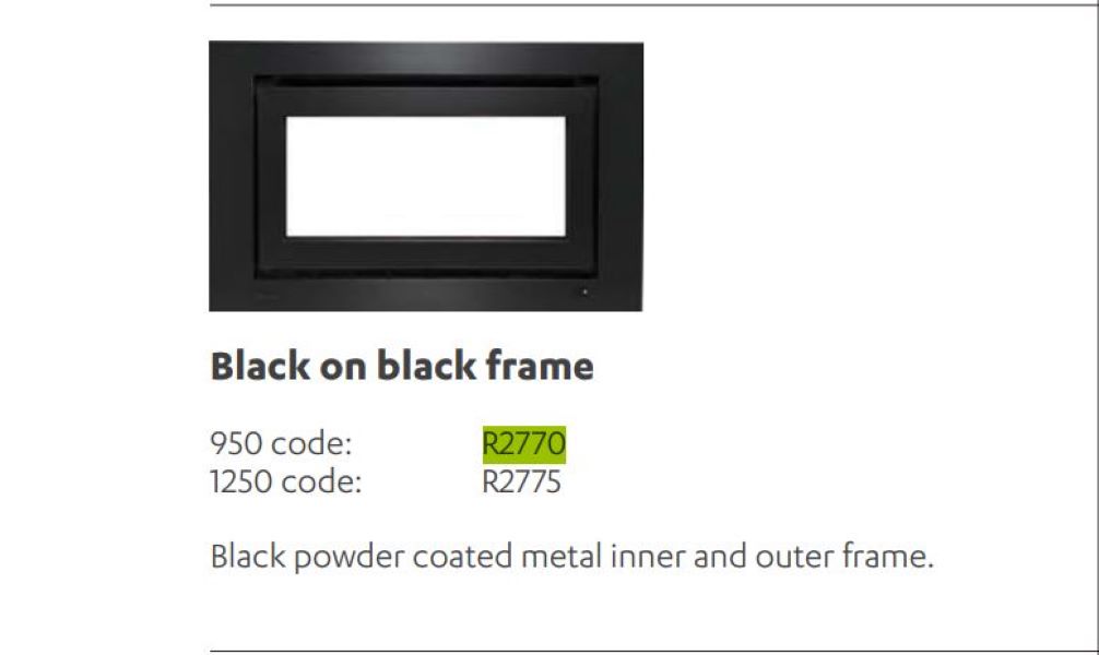 Rinnai R2770 - Fascia R950 Black NZ 1 Rinnai R2770 - Fascia R950 Black NZ | NZ Depot