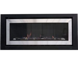 Rinnai R2776 - Fascia 1250 SS ON Blk NZ | NZ Depot