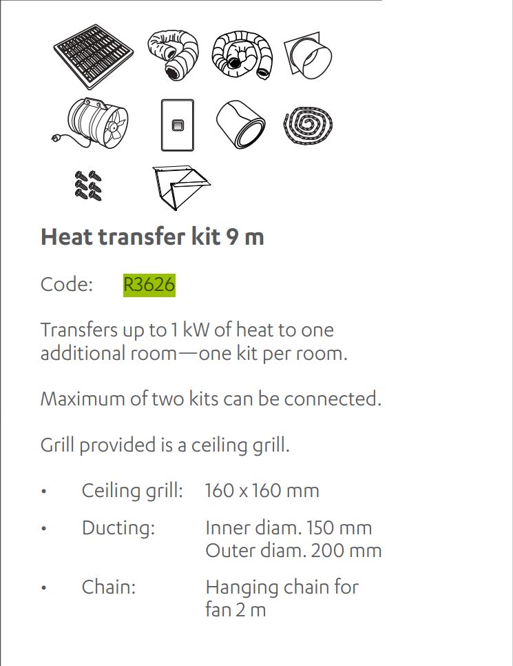 Rinnai R3626 - Ducting Kit 9M RDV36 1 Rinnai R3626 - Ducting Kit 9M RDV36 | NZ Depot