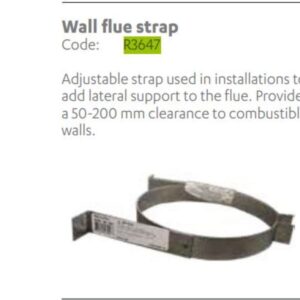 Rinnai R3647 - Flue Strap Wall DV | NZ Depot