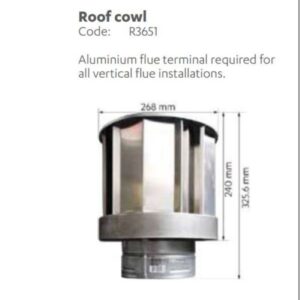 Rinnai R3651 - Flue Terminal Vertical DV | NZ Depot