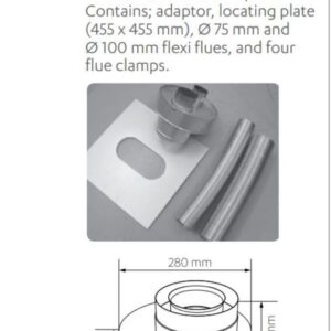 Rinnai R3653 - Flue Adaptor Ember | NZ Depot