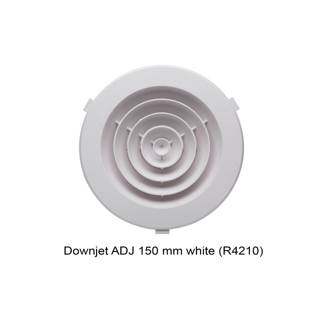 Rinnai R4210 - Downjet Adj 150MM White 1 Rinnai R4210 - Downjet Adj 150MM White | NZ Depot